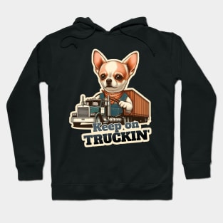 Truck driver Chihuahua Hoodie